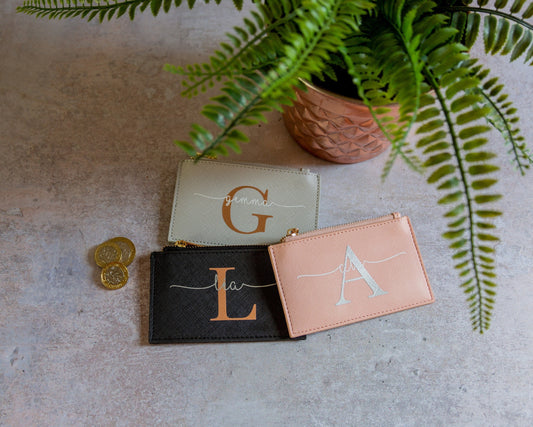 Personalised Card Holder and Coin Purse