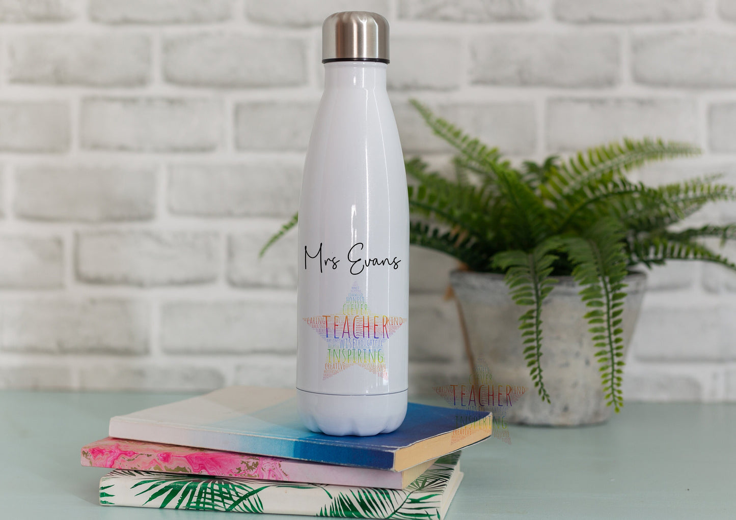 Personalised Teacher Water Bottle | Thank You Gift