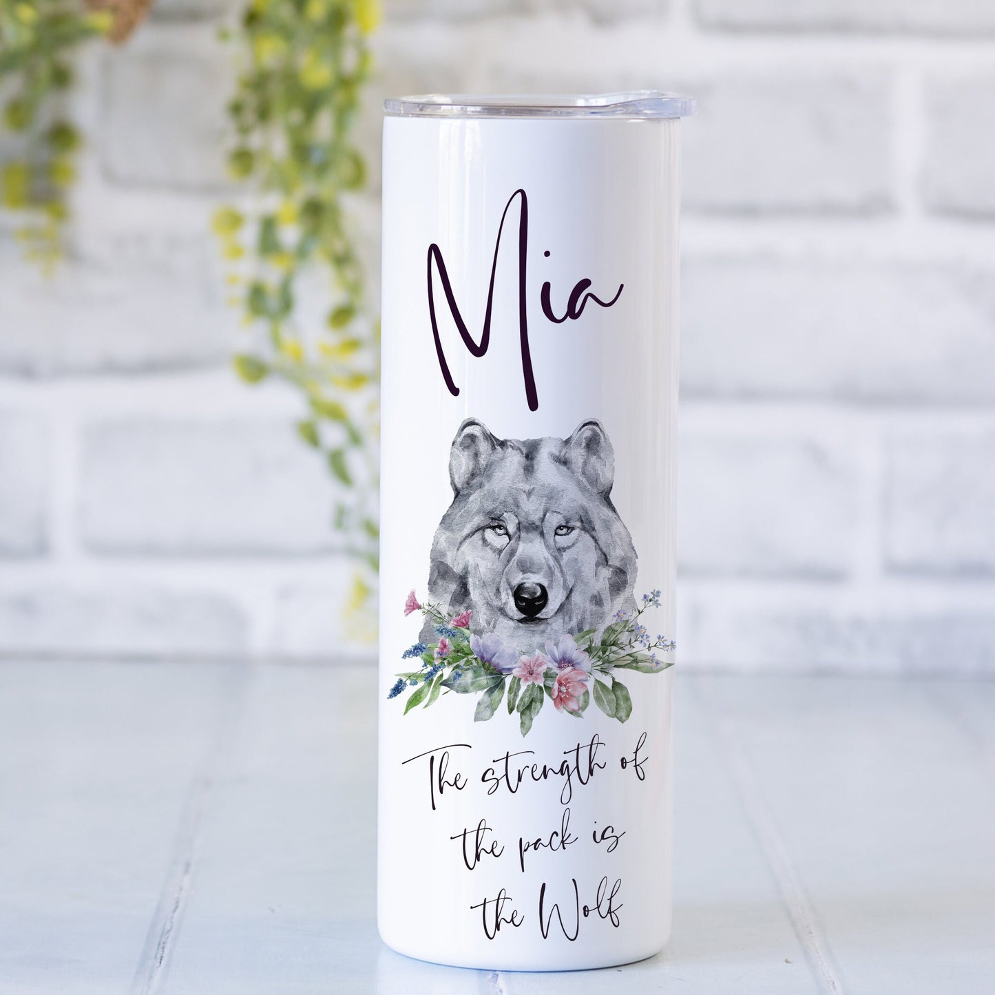 Animal Travel Mug | Giraffe Zebra Lion Tiger Wolf Llama Tumbler Cat Horse Leopard Stag