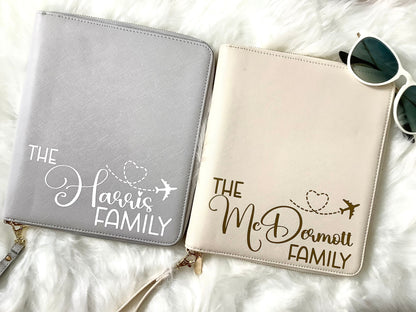 Family Passport Holder and Travel Document Wallet/Organiser