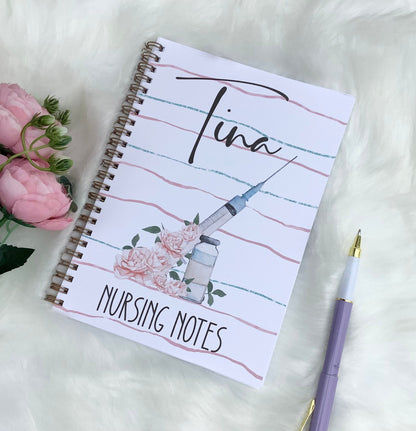 Personalised Midwife Notebook | A5 Lined Spiral Notebook