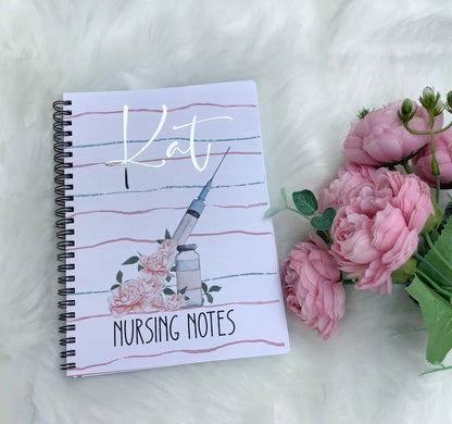 Personalised Nurse Notebook | A5 Lined Spiral Notebook