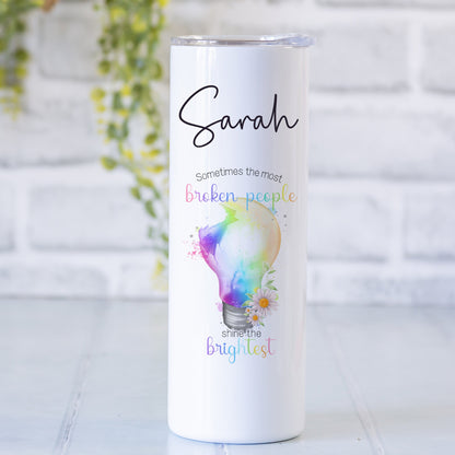 Positivity Mental Health Travel Mug | Personalised Insulated Tumbler