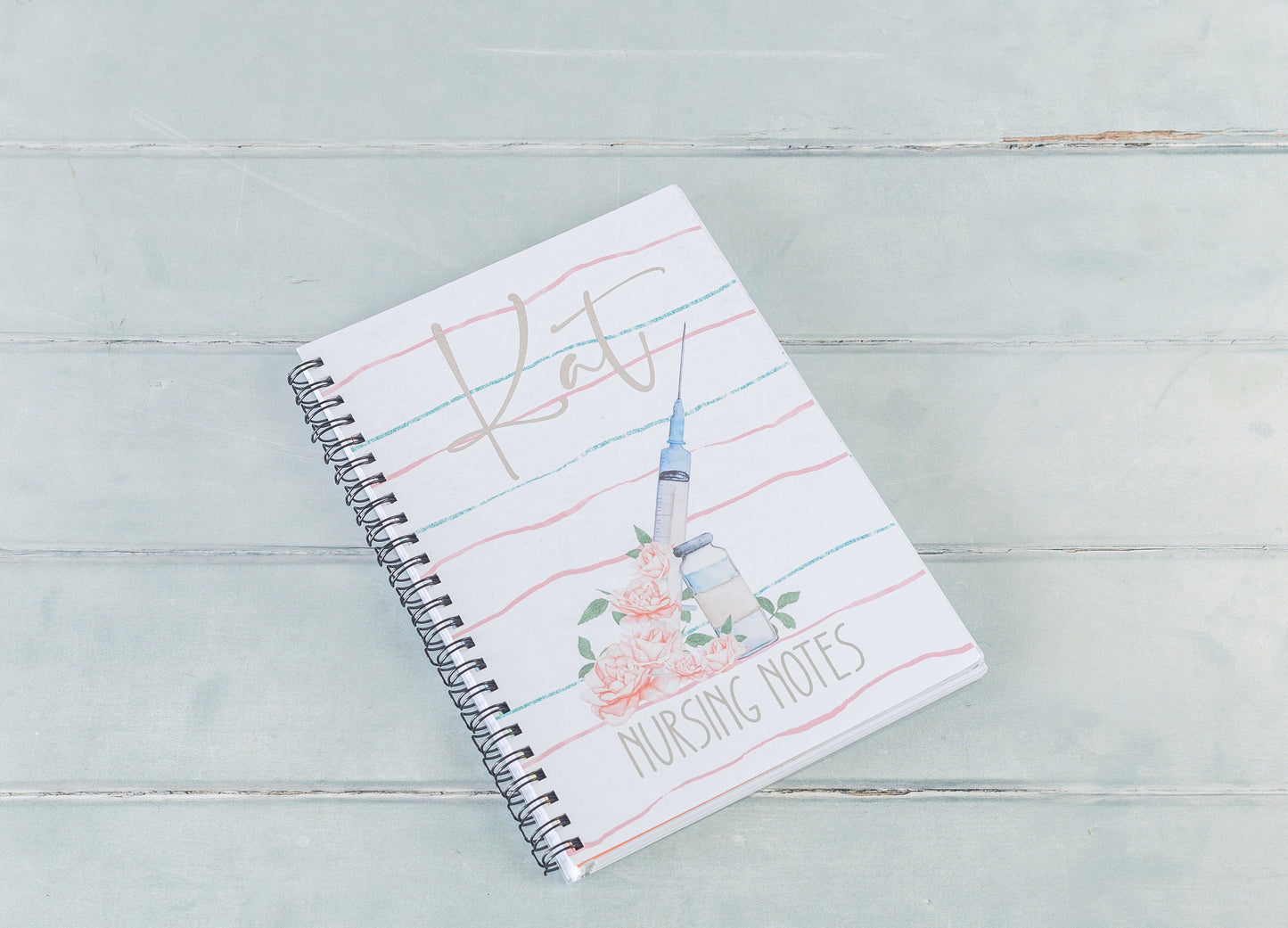 Personalised Midwife Notebook | A5 Lined Spiral Notebook