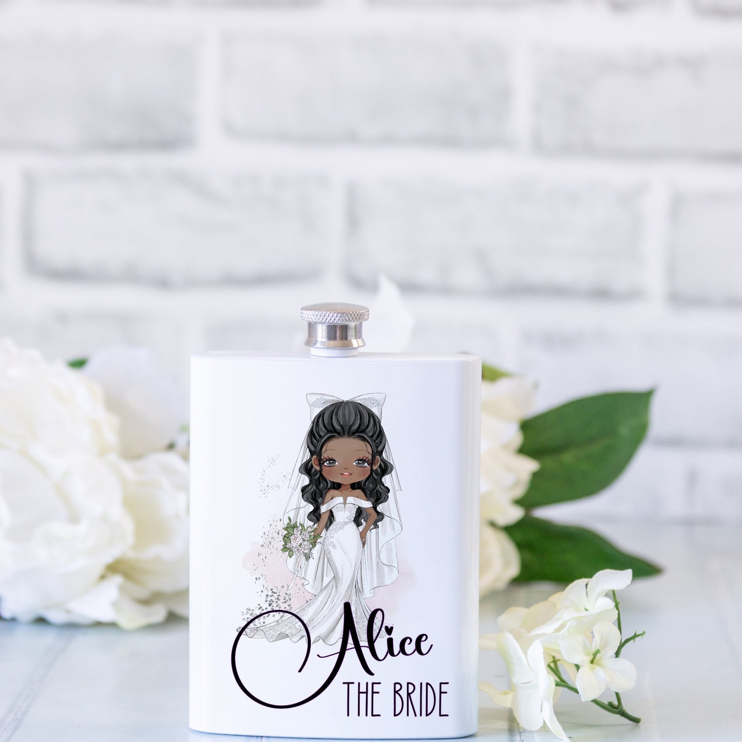 Personalised Hip Flask for Bride | Bride to Be Gift