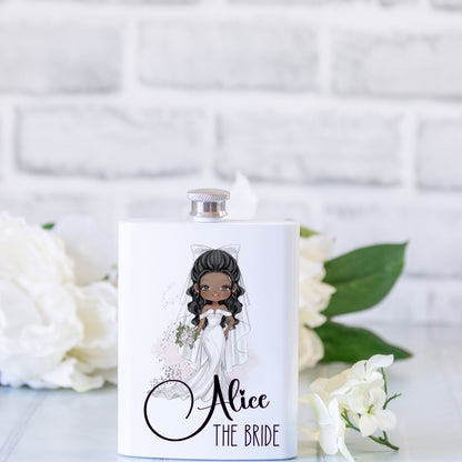 Personalised Hip Flask for Bride | Bride to Be Gift