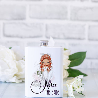 Personalised Hip Flask for Bride | Bride to Be Gift