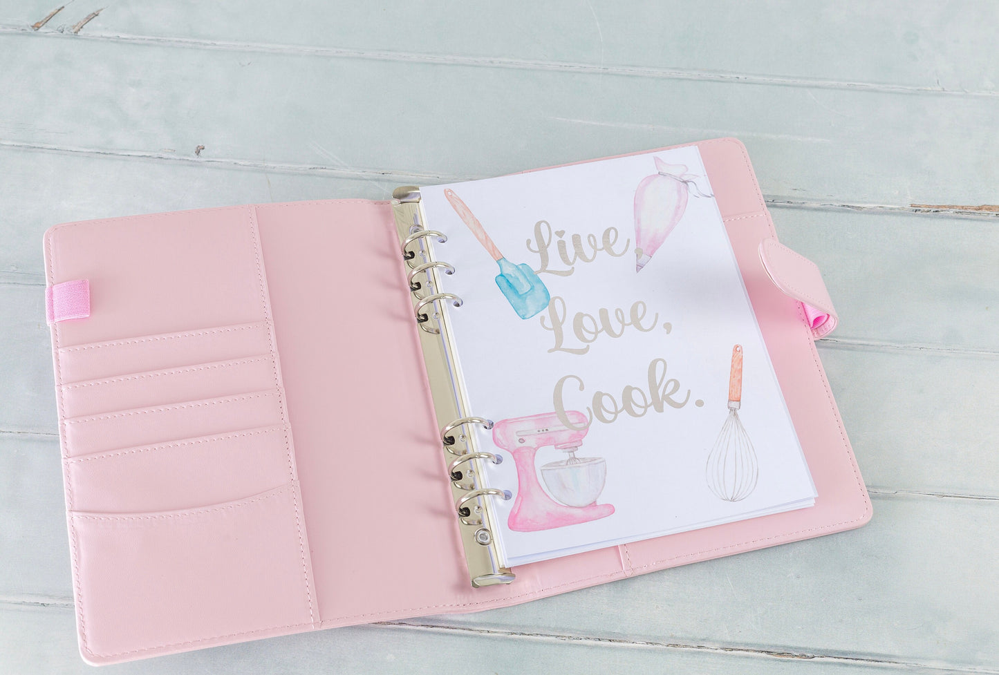 Personalised Recipe Ring Binder A5 Size