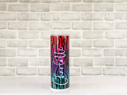 Animal Print Travel Mug | Tumbler with Name