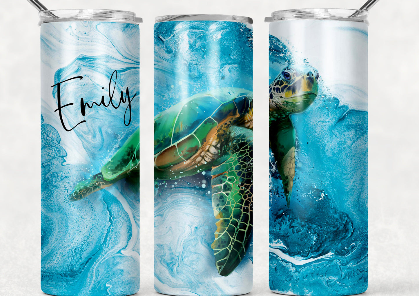 Personalised Turtle Gift Travel Mug