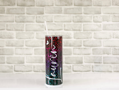 Animal Print Travel Mug | Tumbler with Name