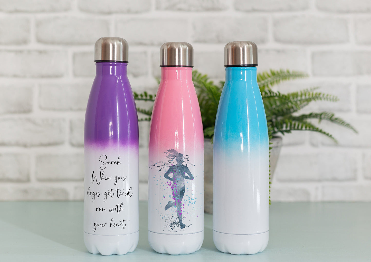 Personalised Drinks Bottle For Runners - Insulated Drinks Bottle