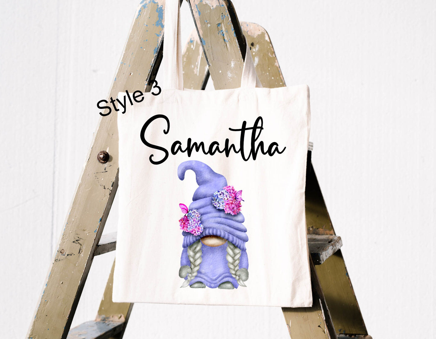 Personalised Gonk Bag for Her | Canvas Tote Bag