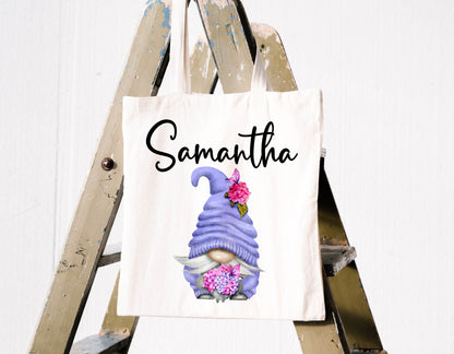 Personalised Gonk Bag for Her | Canvas Tote Bag