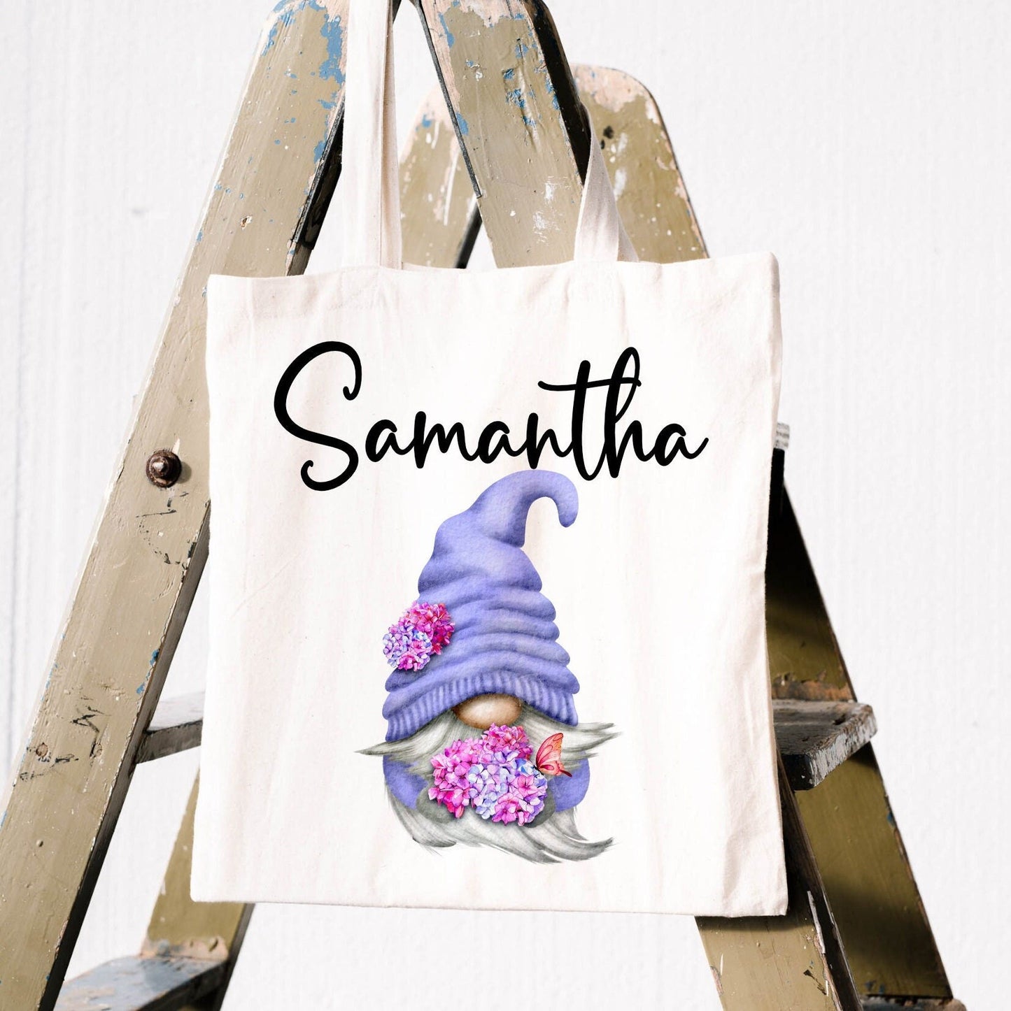 Personalised Gonk Bag for Her | Canvas Tote Bag