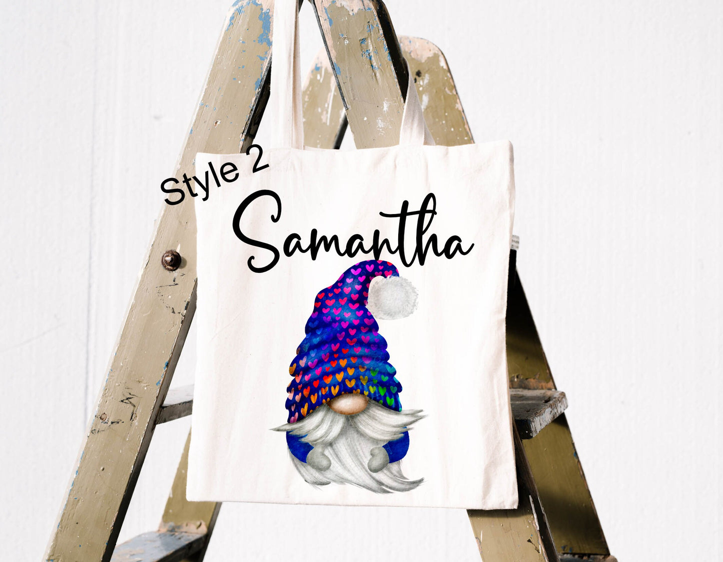 Personalised Gonk Canvas Tote Bag | Gift for Mum