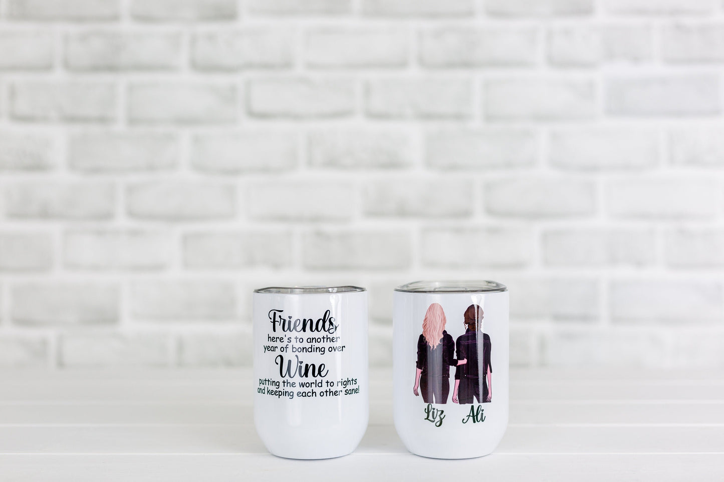 Personalised Best Friend Wine Glass | Bestie Insulated Wine Tumbler