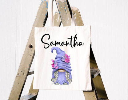 Personalised Gonk Bag for Her | Canvas Tote Bag