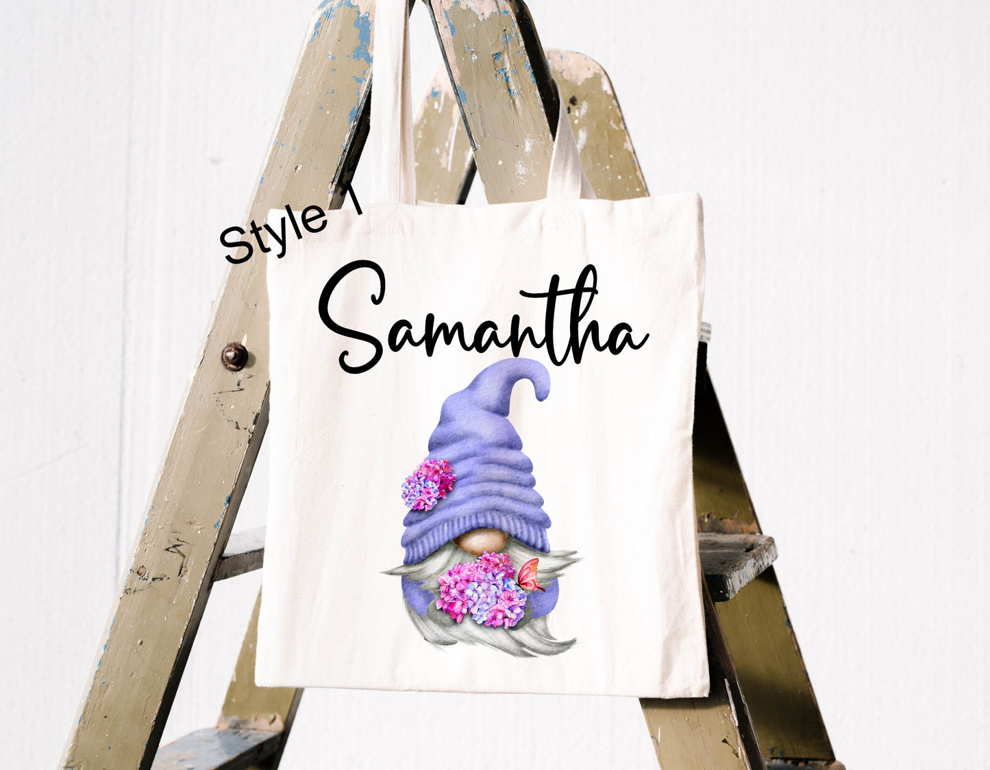 Personalised Gonk Bag for Her | Canvas Tote Bag