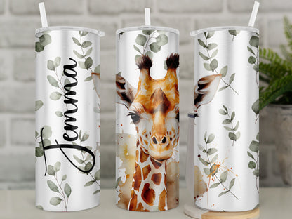 Cute Baby Giraffe Tumbler | Insulated Travel Mug 20oz