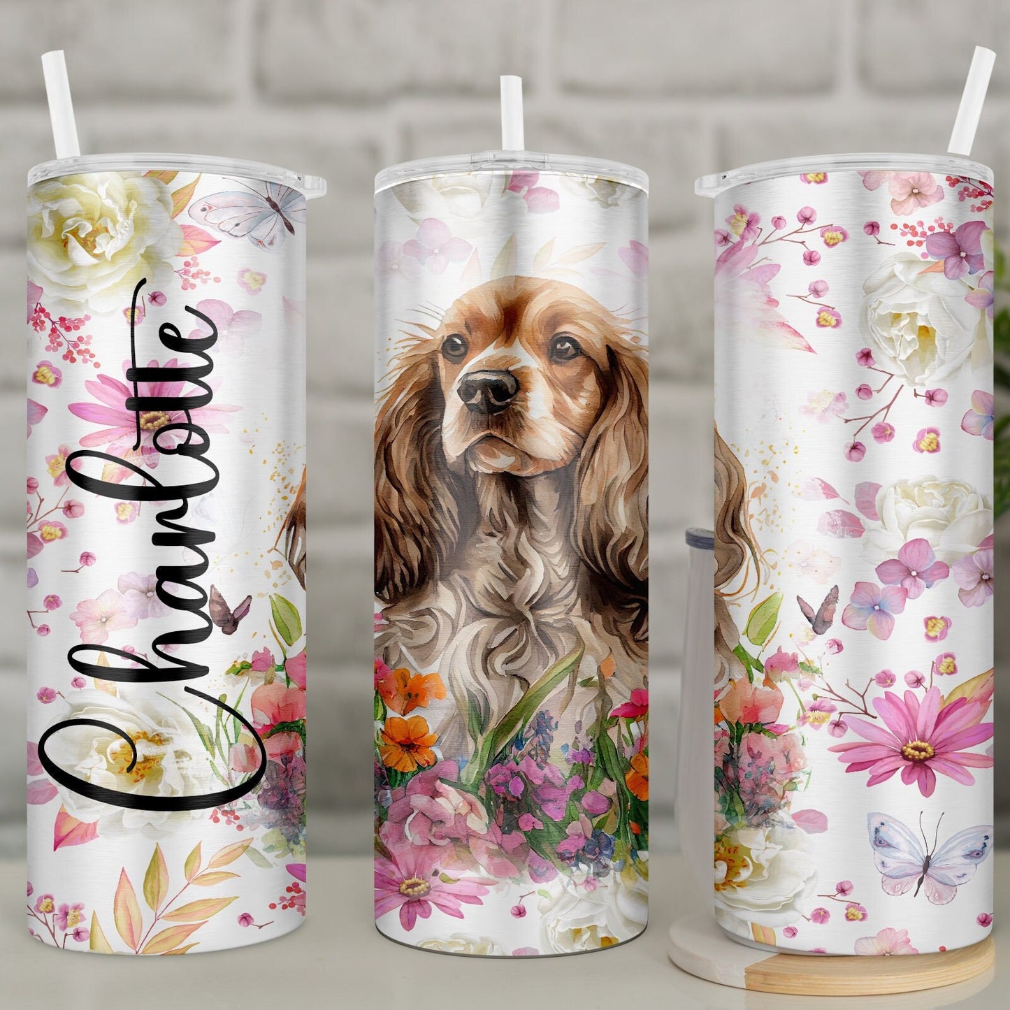 Personalised Cocker Spaniel Travel Mug l Spaniel Owner Gift