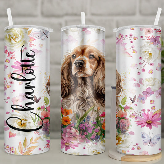 Personalised Cocker Spaniel Travel Mug l Spaniel Owner Gift